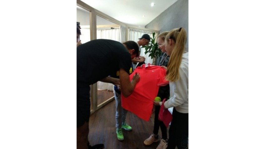 Los chicos de Entre Ríos pudieron conocer a Del Potro